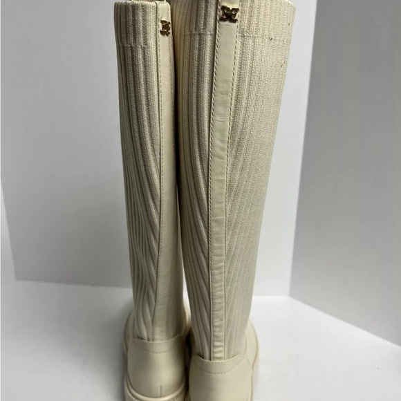 Sam Edelman Womens Lila Womens Boot Ivory 7 M - Picture 4 of 6